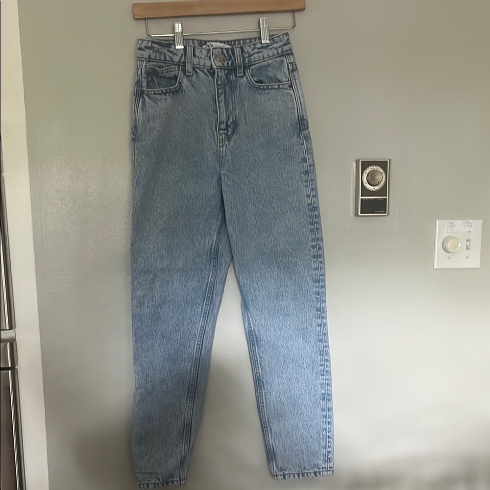 Straight Leg Zara Jeans, high waisted